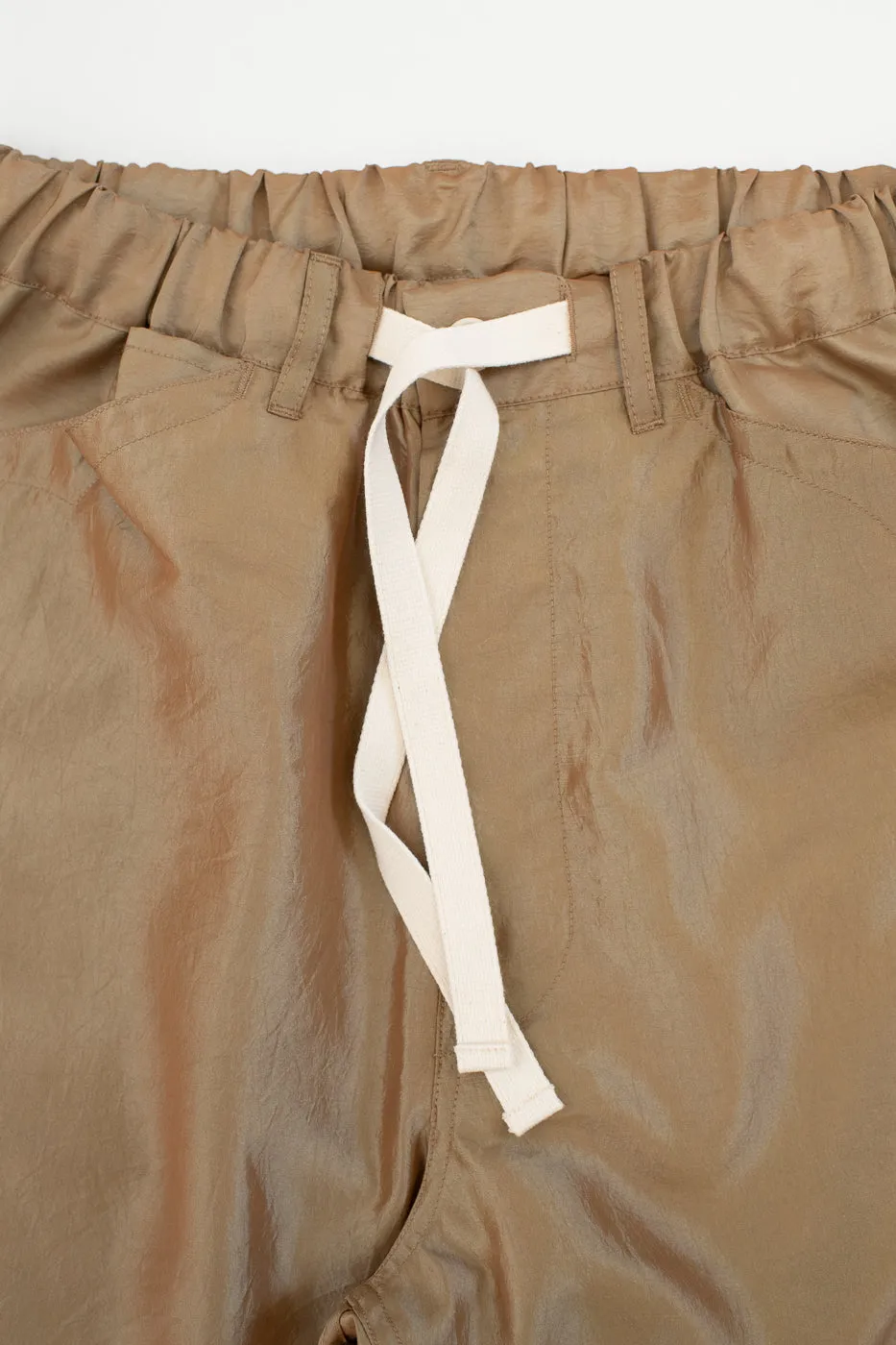 3319S-MTK - E-Z Chinois De-Luxe Shorts Metallic Taffeta - Khaki sold by Dant product image thumbnail 2