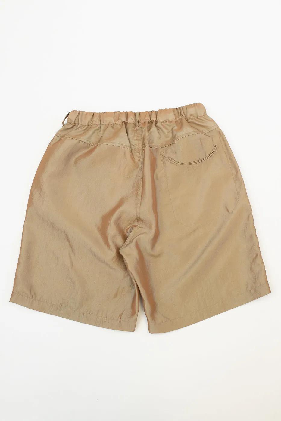 3319S-MTK - E-Z Chinois De-Luxe Shorts Metallic Taffeta - Khaki sold by Dant product image thumbnail 5