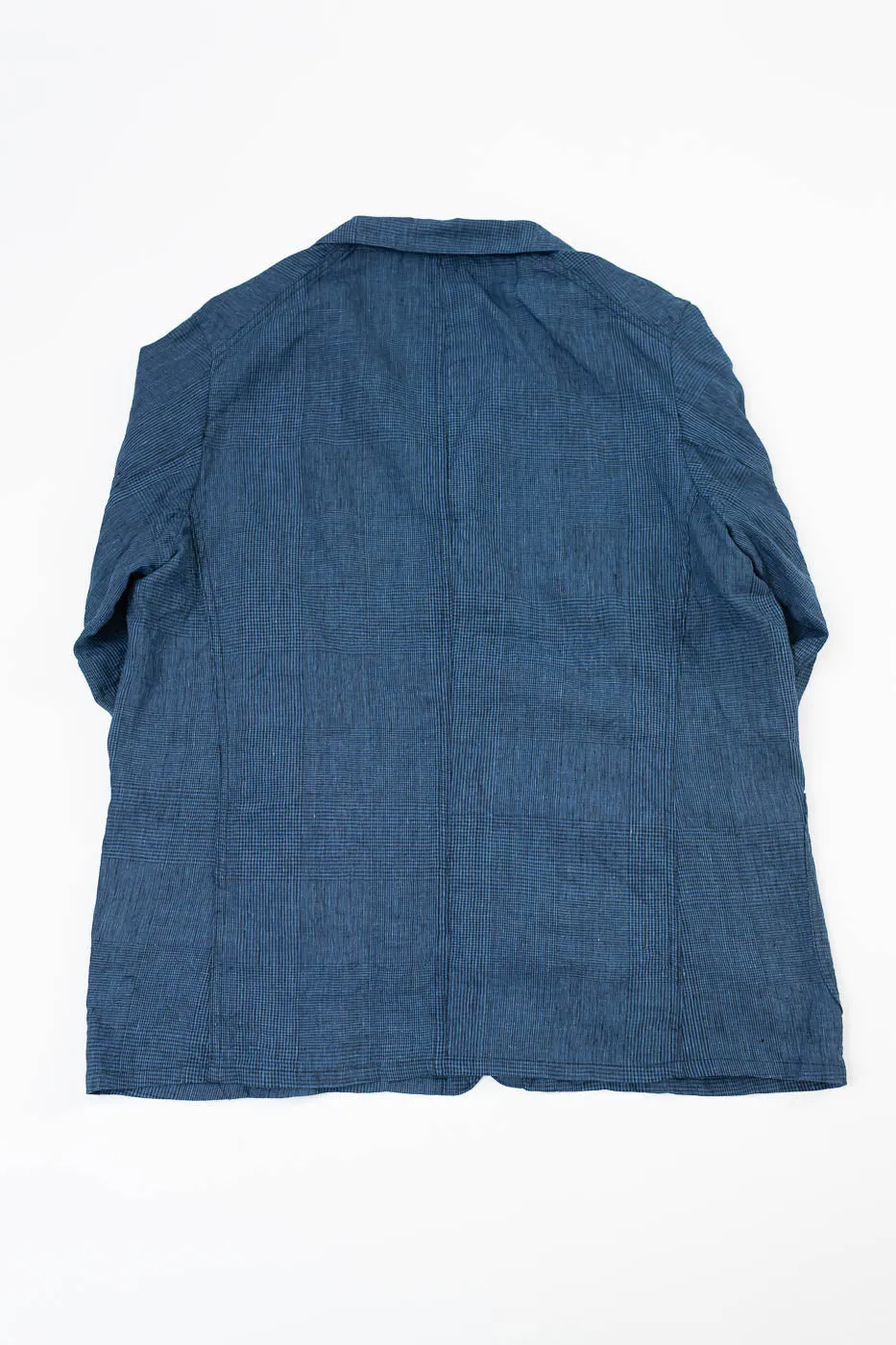 01-6153-101 - Light Simple Work Jacket - Indigo Check sold by Dant product image thumbnail 5