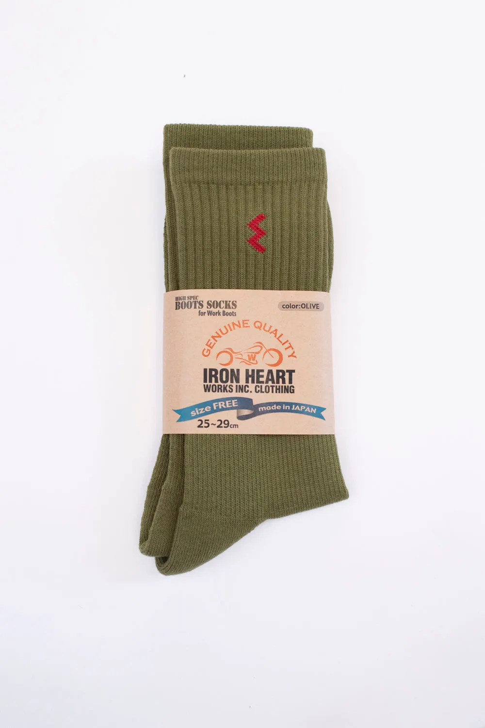 IHG-030-OLV - Iron Heart Work Boot Sock - Olive Green sold by Dant product image thumbnail 2
