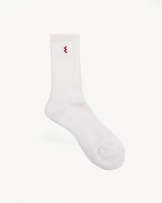 IHG-030-WHT - Iron Heart Work Boot Sock - White sold by Dant