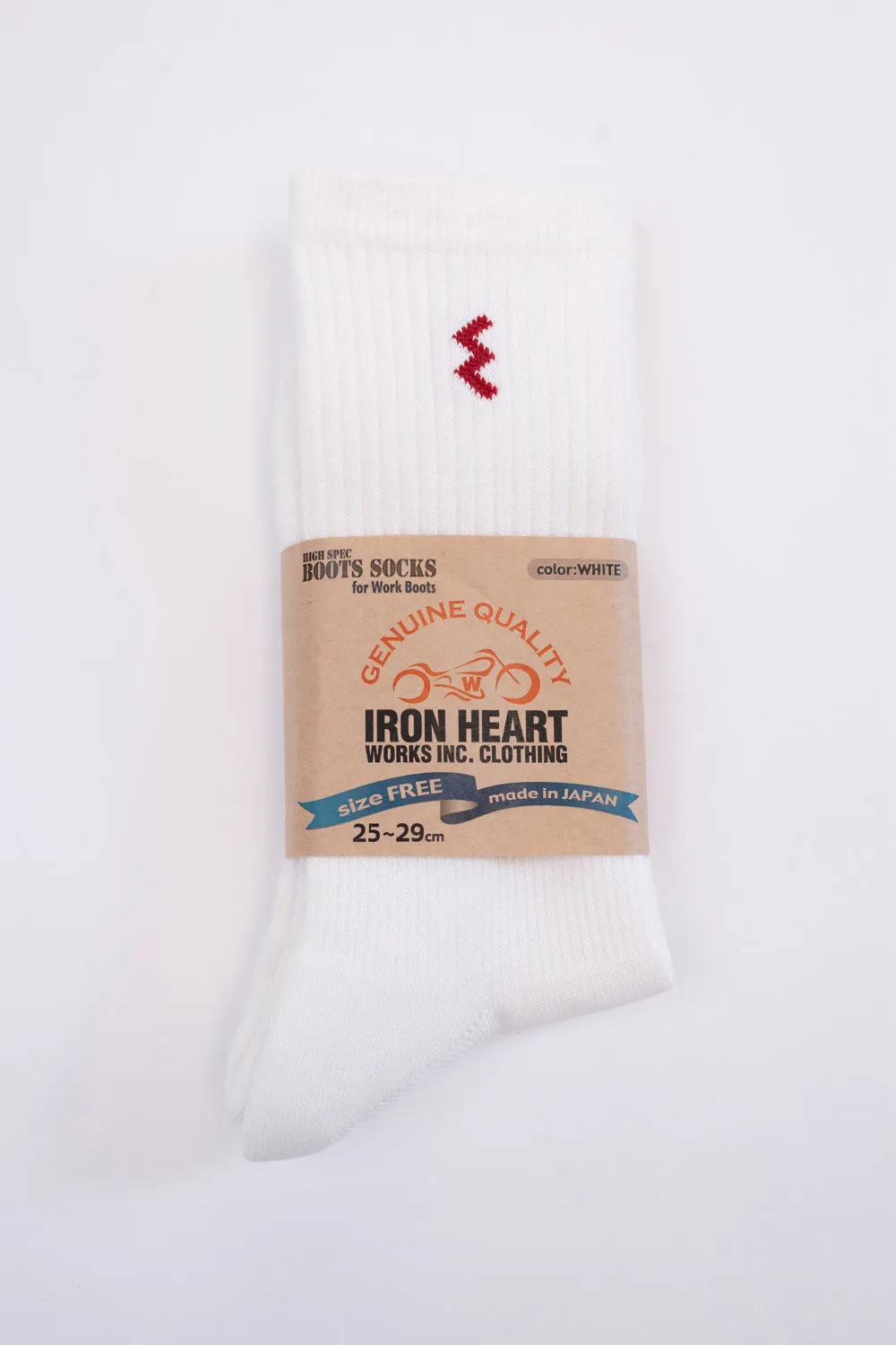 IHG-030-WHT - Iron Heart Work Boot Sock - White sold by Dant product image thumbnail 2