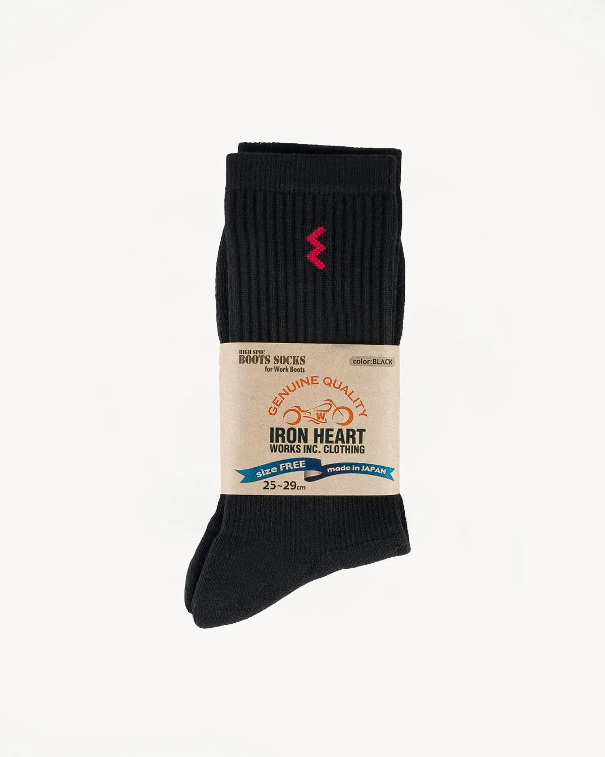 IHG-030-BLK- Iron Heart Work Boot Sock - Black sold by Dant product image thumbnail 2