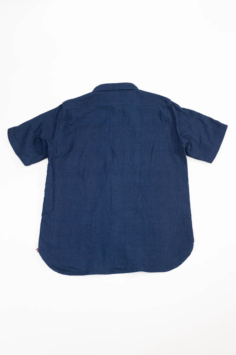 IHSH-417-IND - 5oz Double Gauze Short Sleeve Work Shirt - Indigo sold by Dant product image thumbnail 5