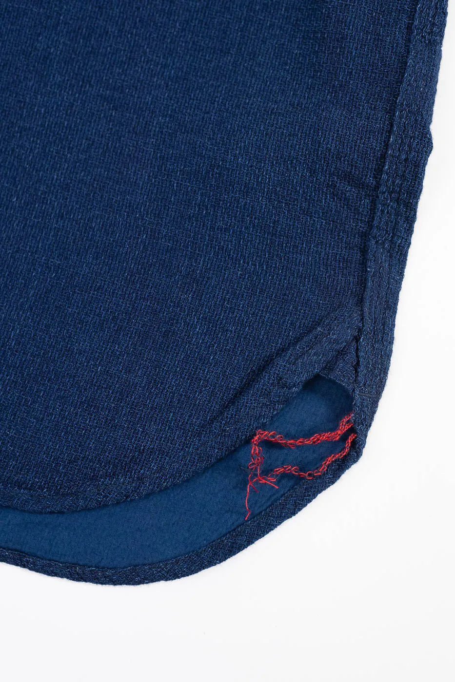 IHSH-417-IND - 5oz Double Gauze Short Sleeve Work Shirt - Indigo sold by Dant product image thumbnail 4