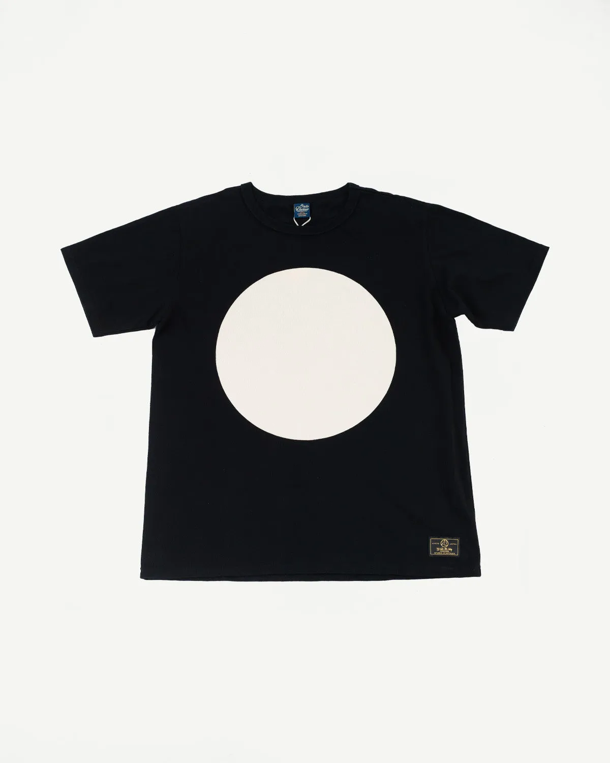 8169 - Kyoto "Kurozome" Dyed T-Shirt - Black sold by Dant