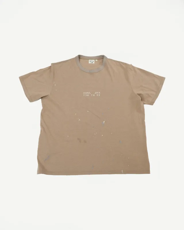 03-0118OJ-67 - JPN Print T-Shirt - Beige made by orSlow
