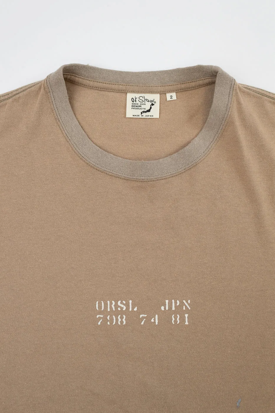 03-0118OJ-67 - JPN Print T-Shirt - Beige sold by Dant product image thumbnail 2