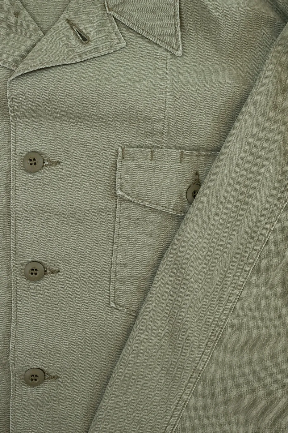 01-8346-16 - 4-Pocket Fatigue Shirt Herringbone Twill - Green sold by Dant product image thumbnail 5