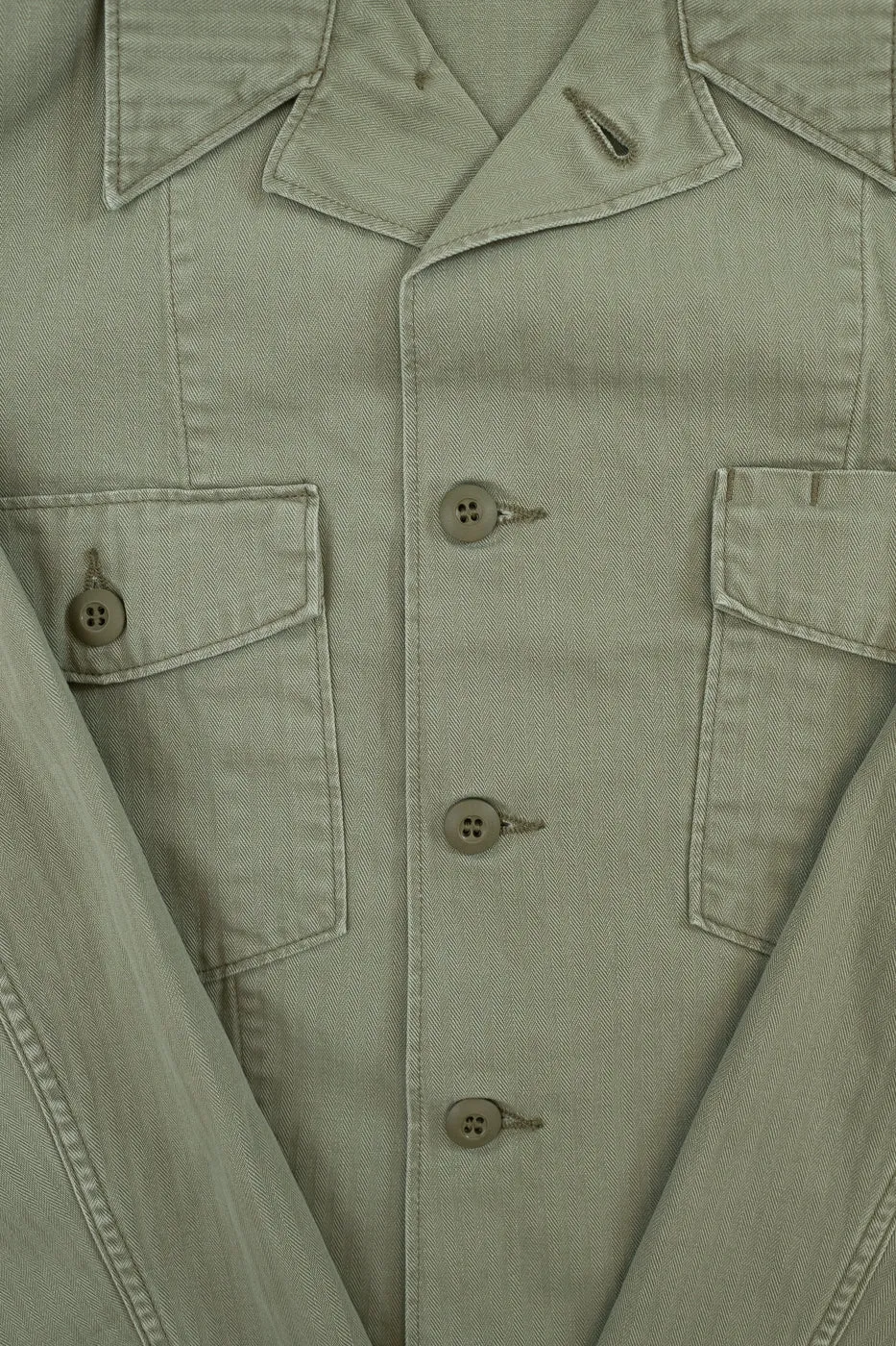 01-8346-16 - 4-Pocket Fatigue Shirt Herringbone Twill - Green sold by Dant product image thumbnail 4