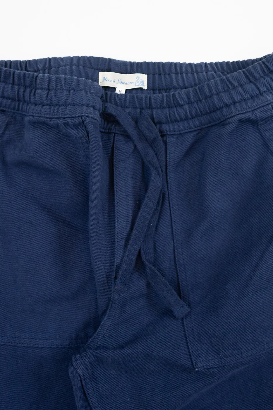 PANTS05.66 - Organic Cotton Broken Twill Drawstring Pants - Ink Blue sold by Dant product image thumbnail 3