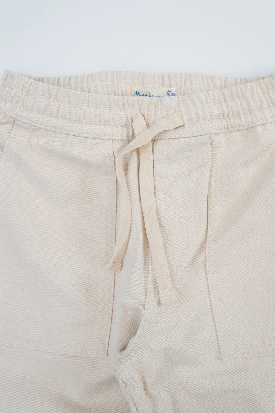 PANTS05.02 - Organic Cotton Broken Twill Drawstring Pants - Nature sold by Dant product image thumbnail 3