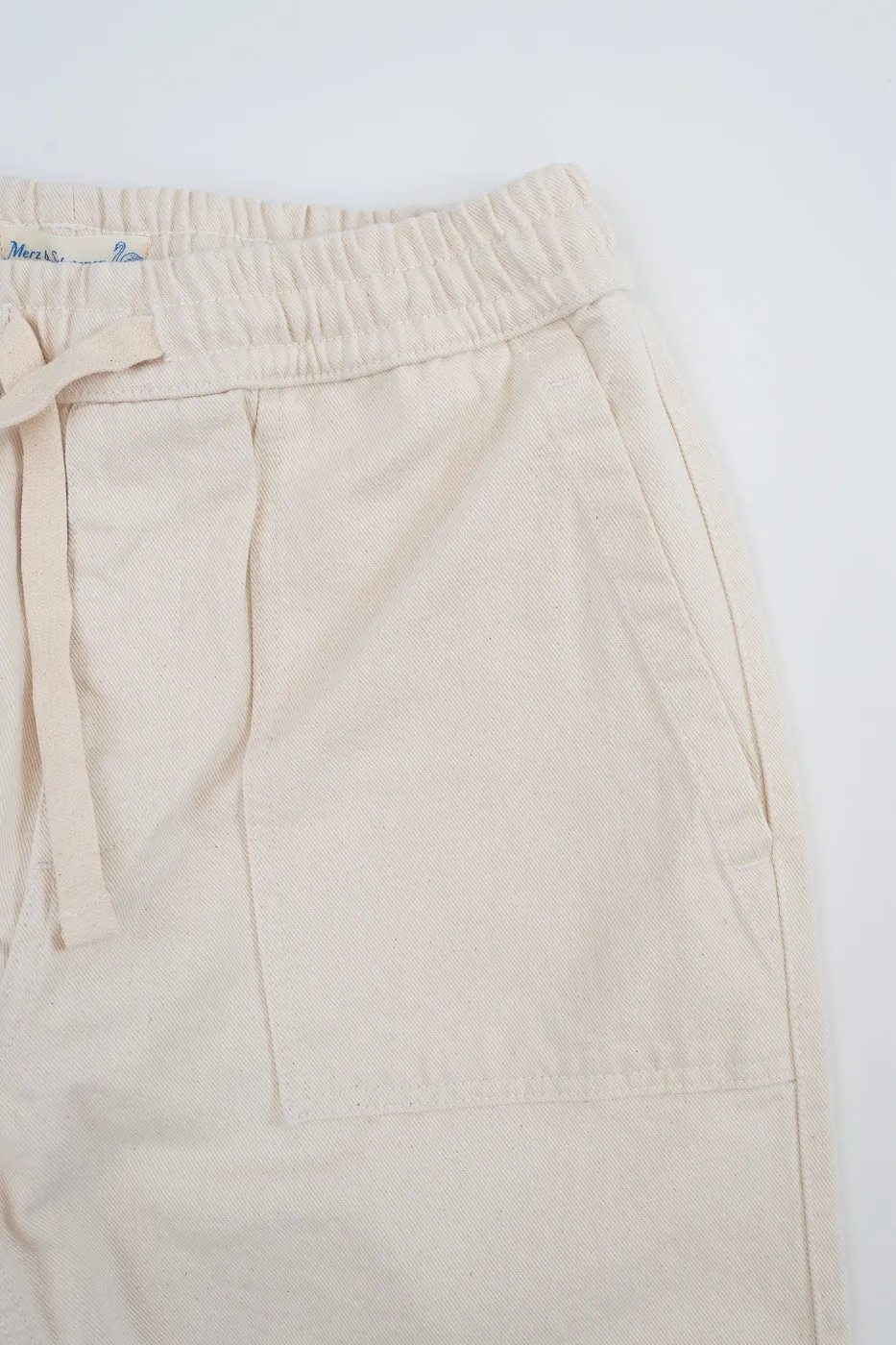 PANTS05.02 - Organic Cotton Broken Twill Drawstring Pants - Nature sold by Dant product image thumbnail 4
