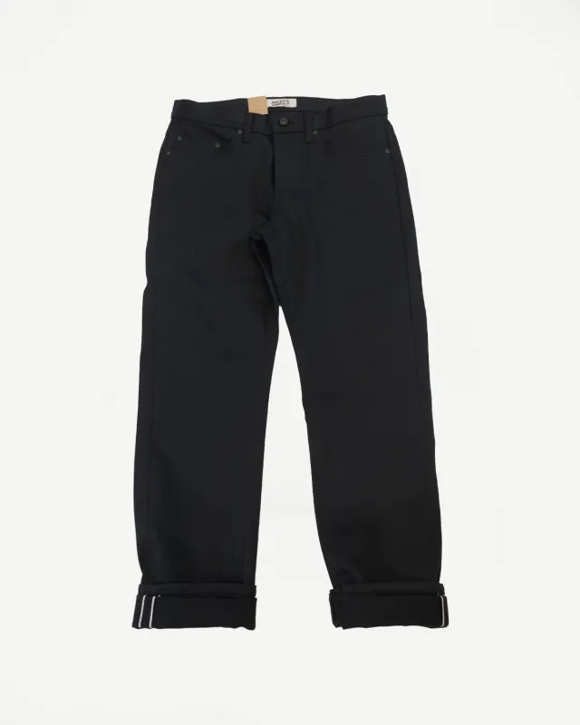 12.5oz - Forever Black Selvedge Denim - Weird Guy made by Naked & Famous Denim