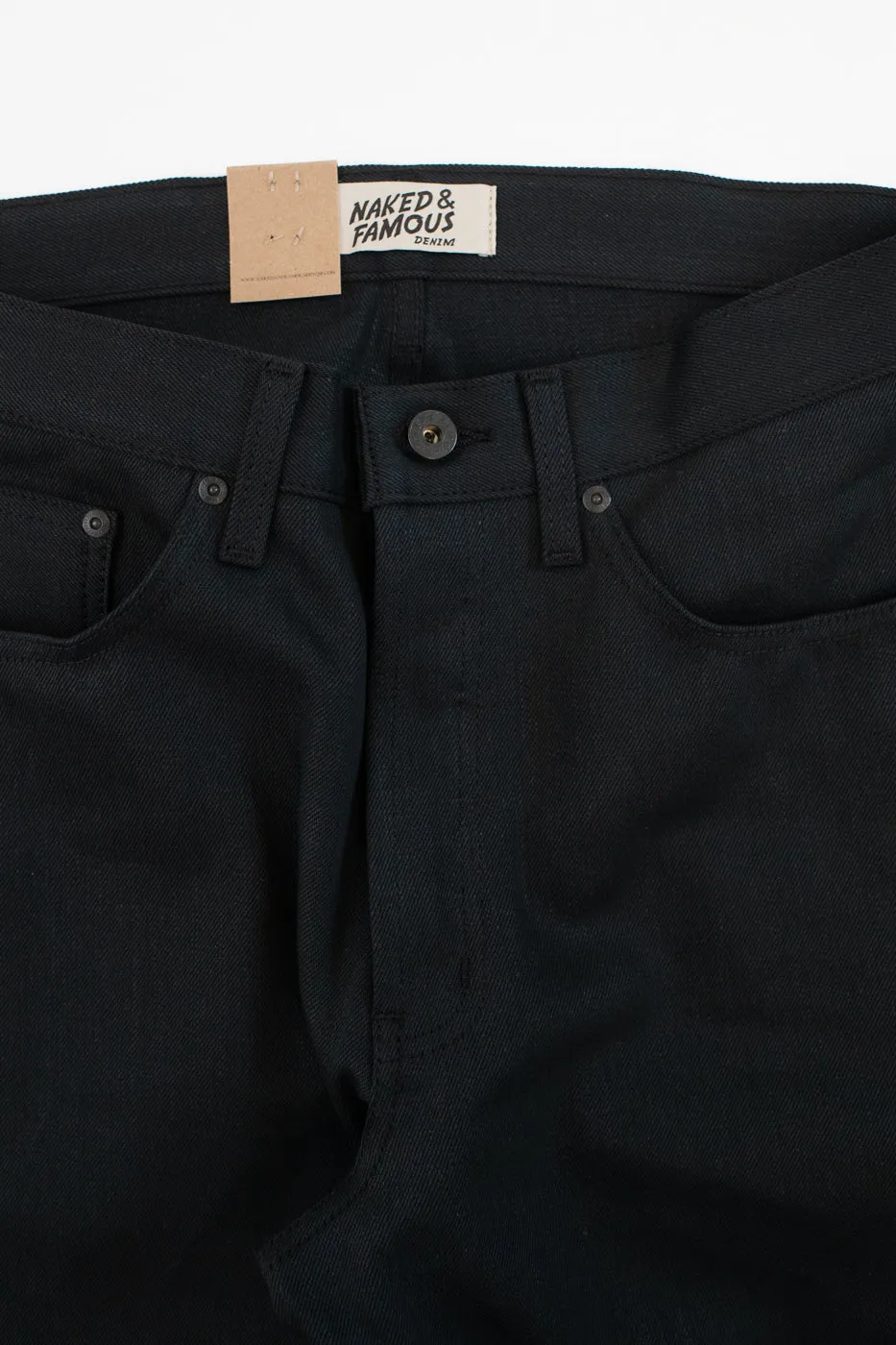 12.5oz - Forever Black Selvedge Denim - True Guy sold by Dant product image thumbnail 3