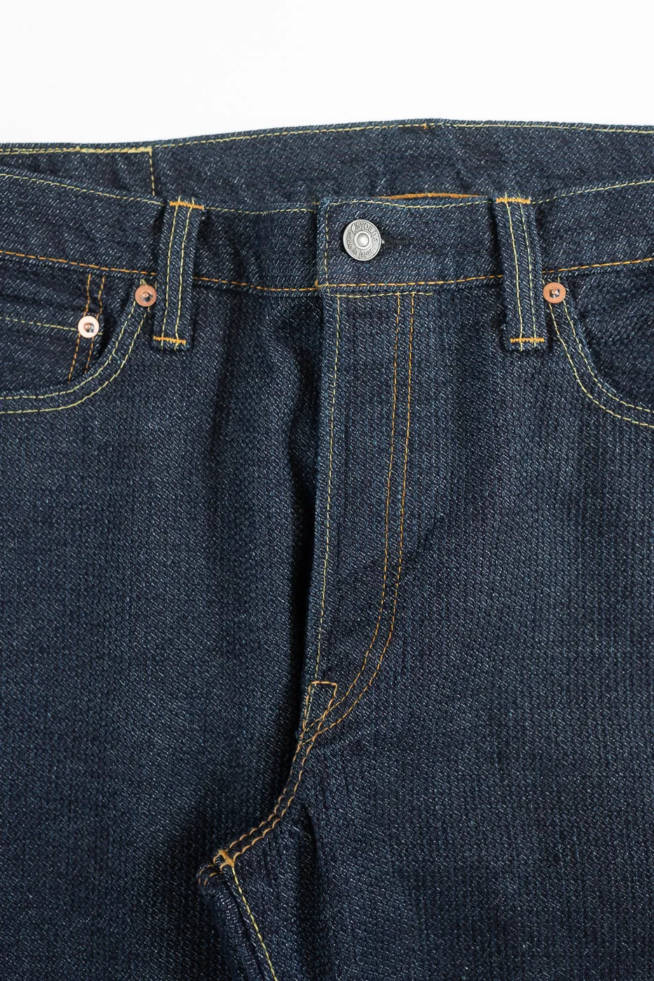 1170-1-ID - Sashiko Denim Loose Fit - Indigo x Natural sold by Dant product image thumbnail 3