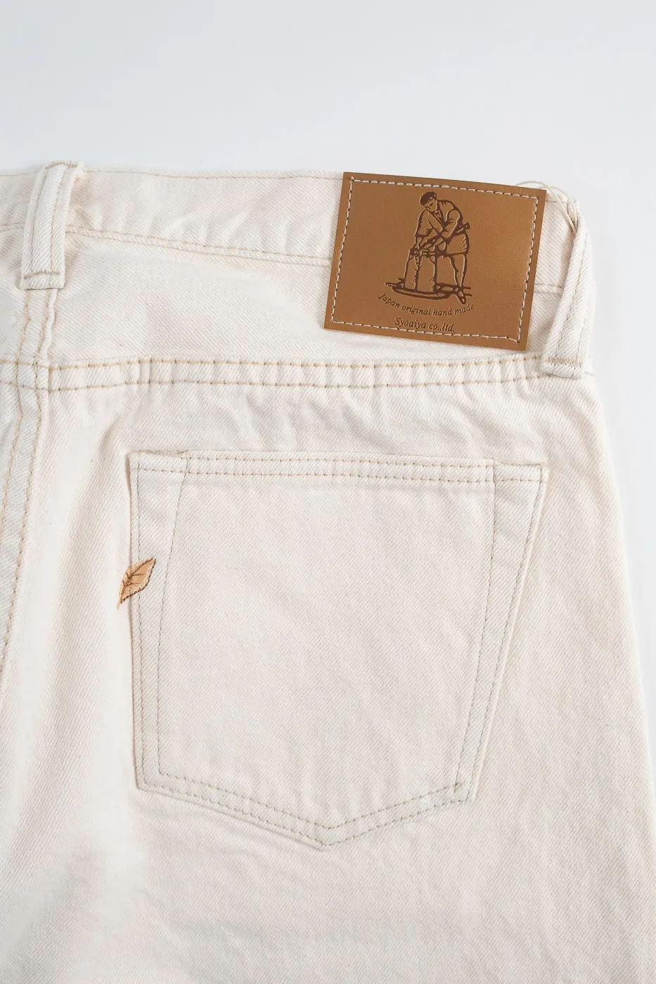 1172-1 - 14oz "Ecru Beige" Selvedge Denim - Regular Straight sold by Dant product image thumbnail 2