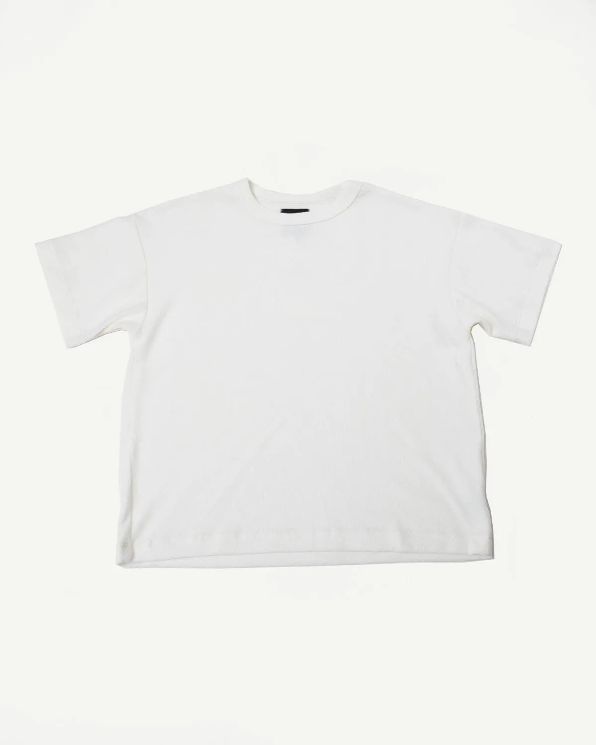 Fons Boxy Fit Towel T-Shirt - Ecru sold by Dant