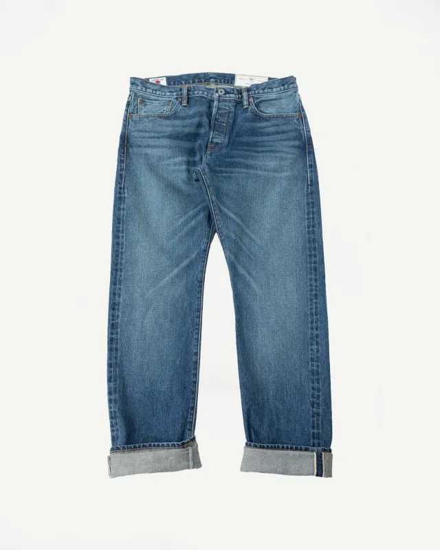 15oz - Vintage Washed Selvedge Stanton Pant - Medium Indigo made by Rogue Territory