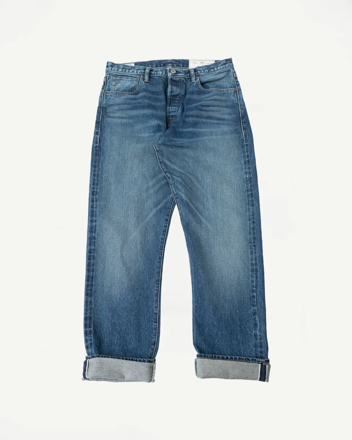 15oz - Vintage Washed Selvedge Strider Pant - Medium Indigo sold by Dant