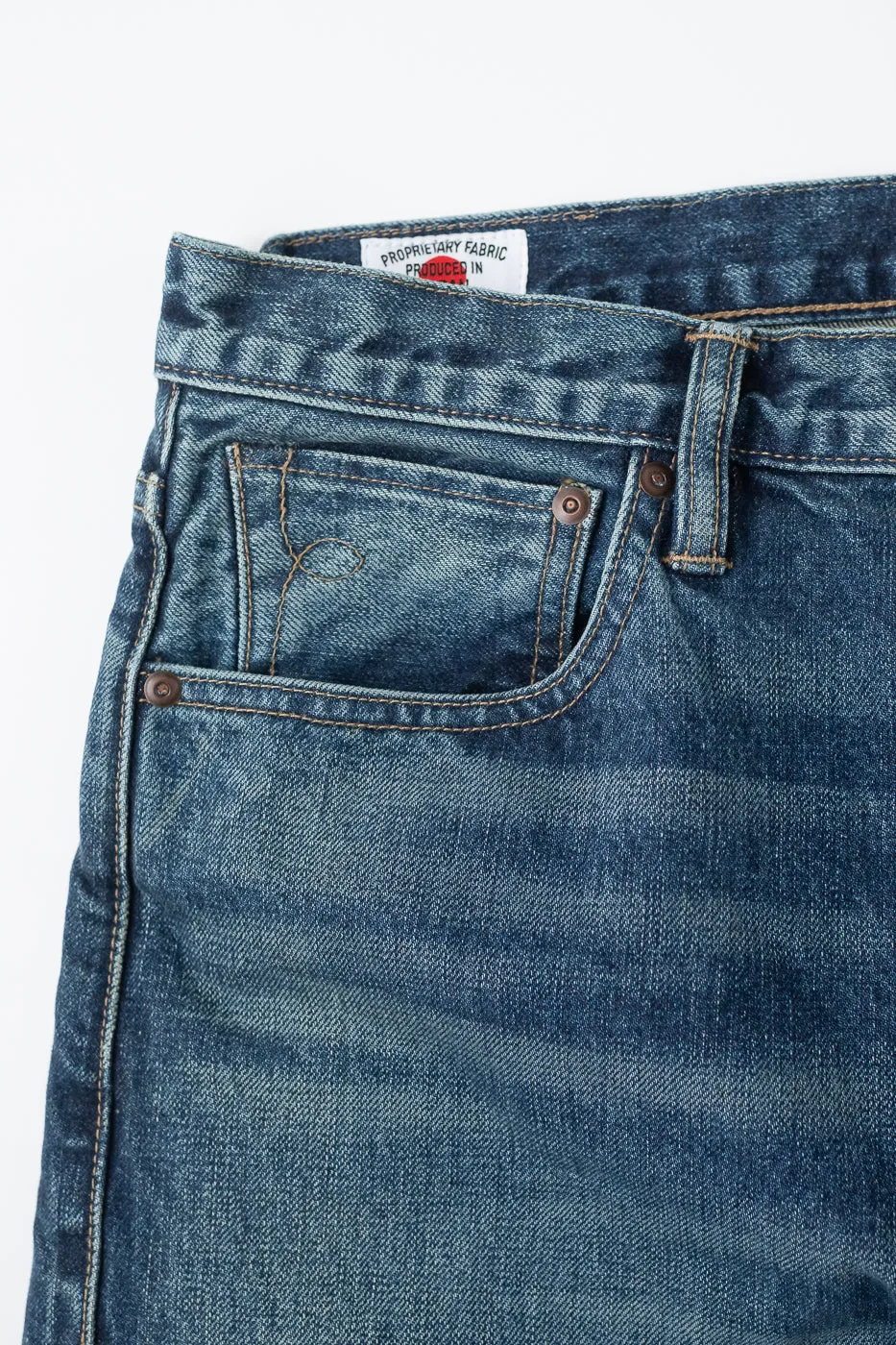 15oz - Vintage Washed Selvedge Strider Pant - Medium Indigo sold by Dant product image thumbnail 4