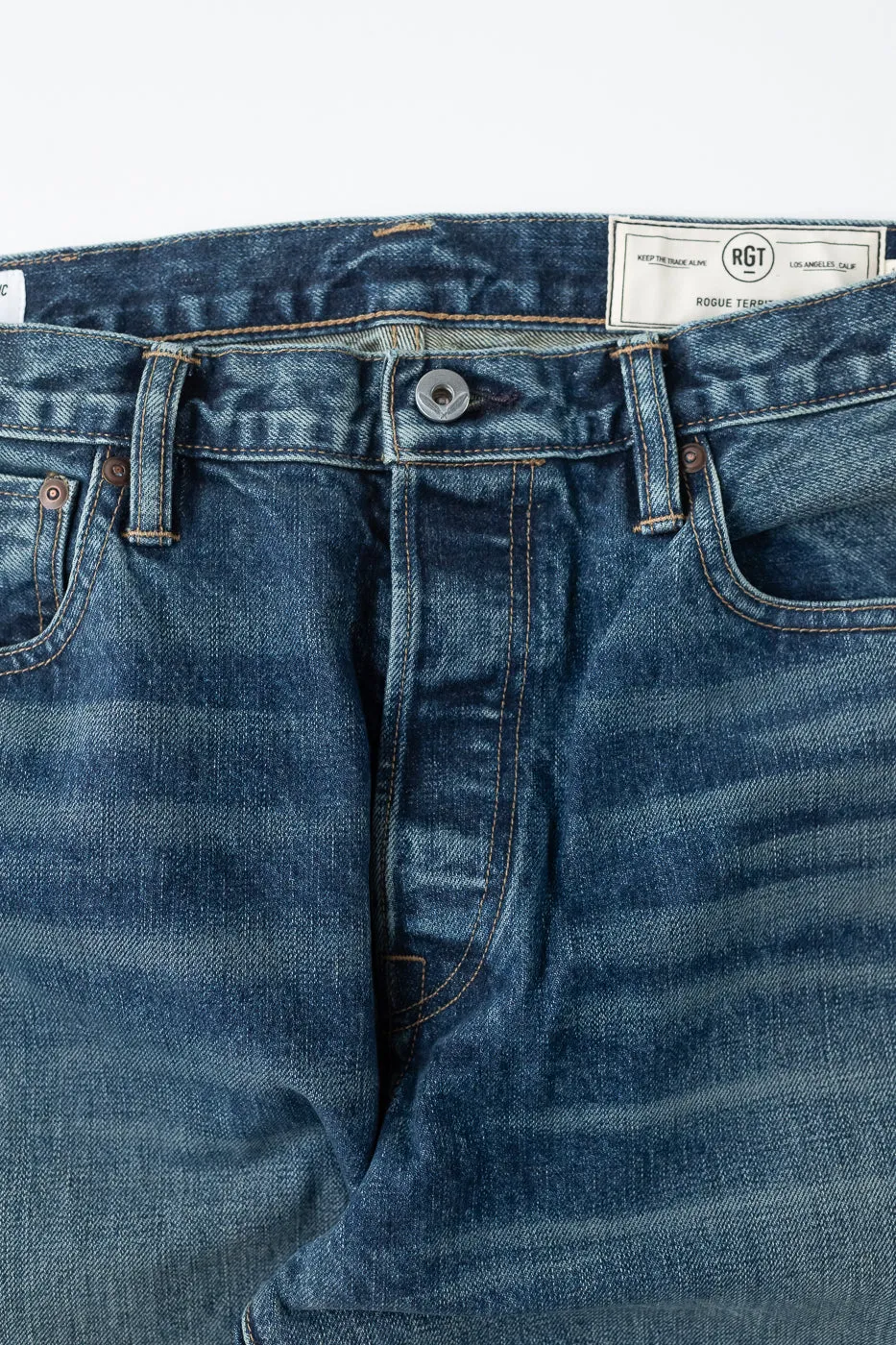 15oz - Vintage Washed Selvedge Strider Pant - Medium Indigo sold by Dant product image thumbnail 3