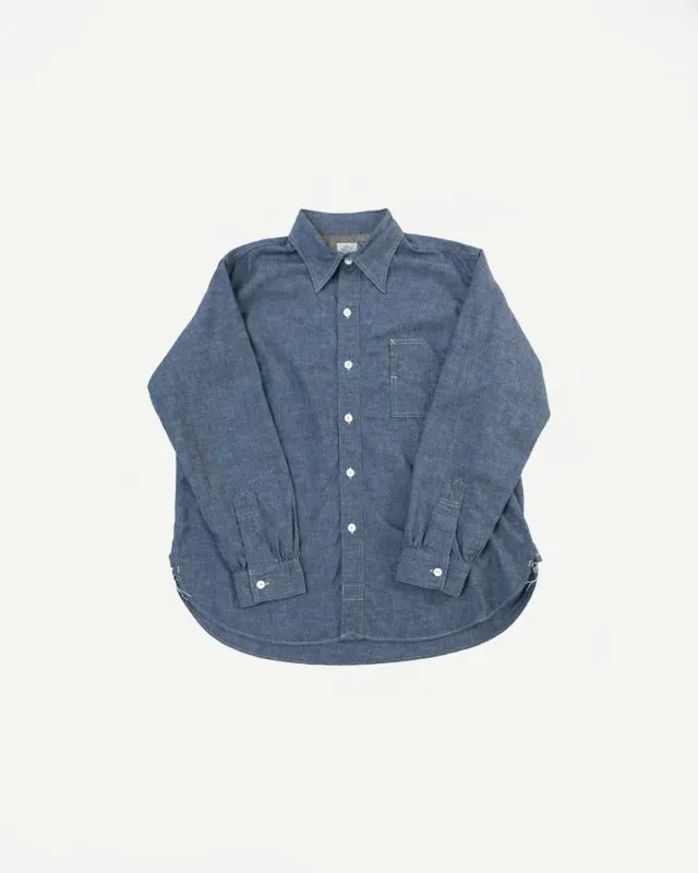 1201C-CC - No. 1 Shirt MV Classic Chambray - Indigo made by Post O'Alls