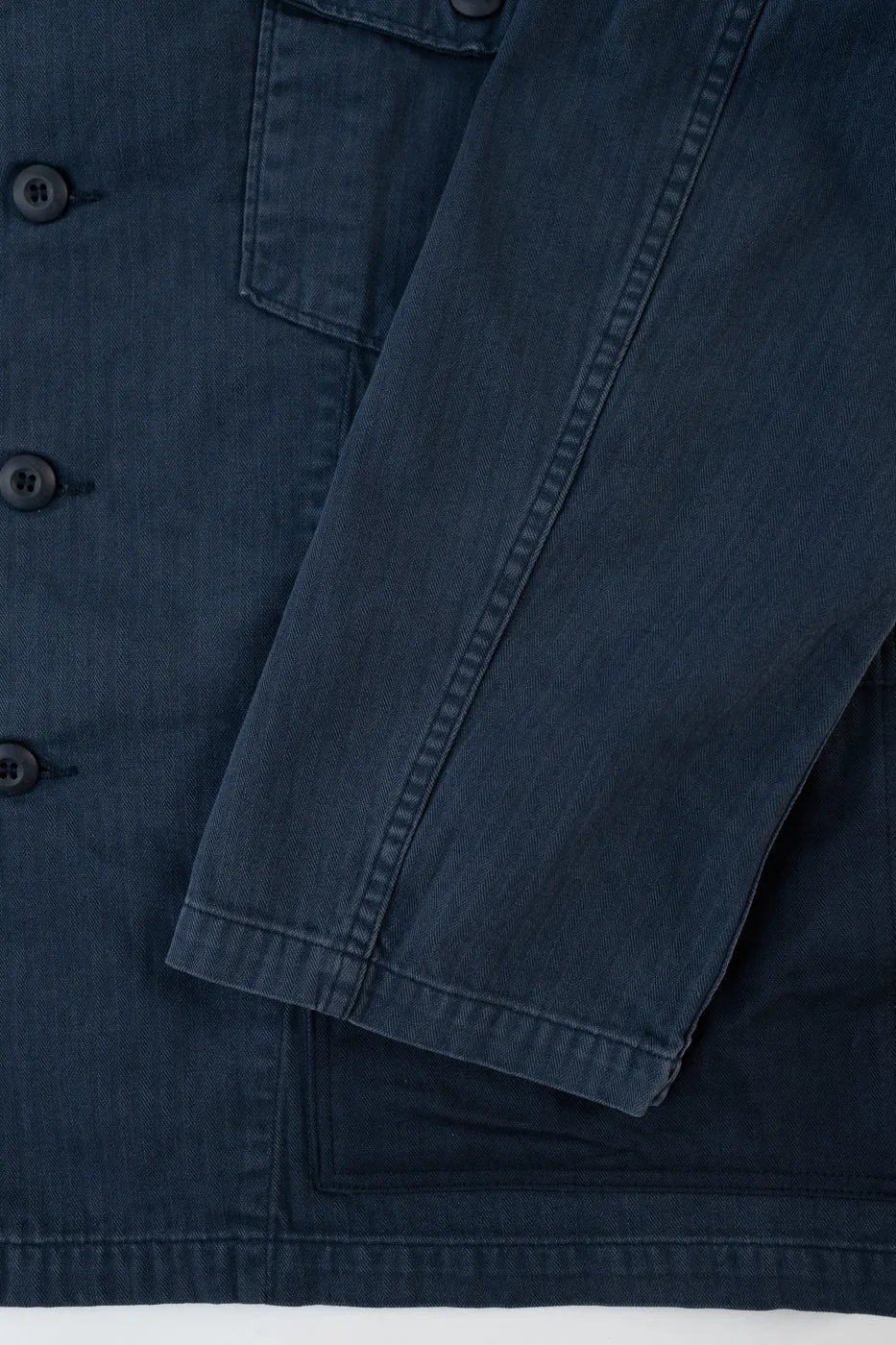 01-8346-02 - 4-Pocket Fatigue Shirt Herringbone Twill - Navy sold by Dant product image thumbnail 5