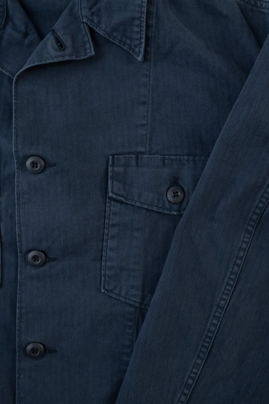 01-8346-02 - 4-Pocket Fatigue Shirt Herringbone Twill - Navy sold by Dant product image thumbnail 4