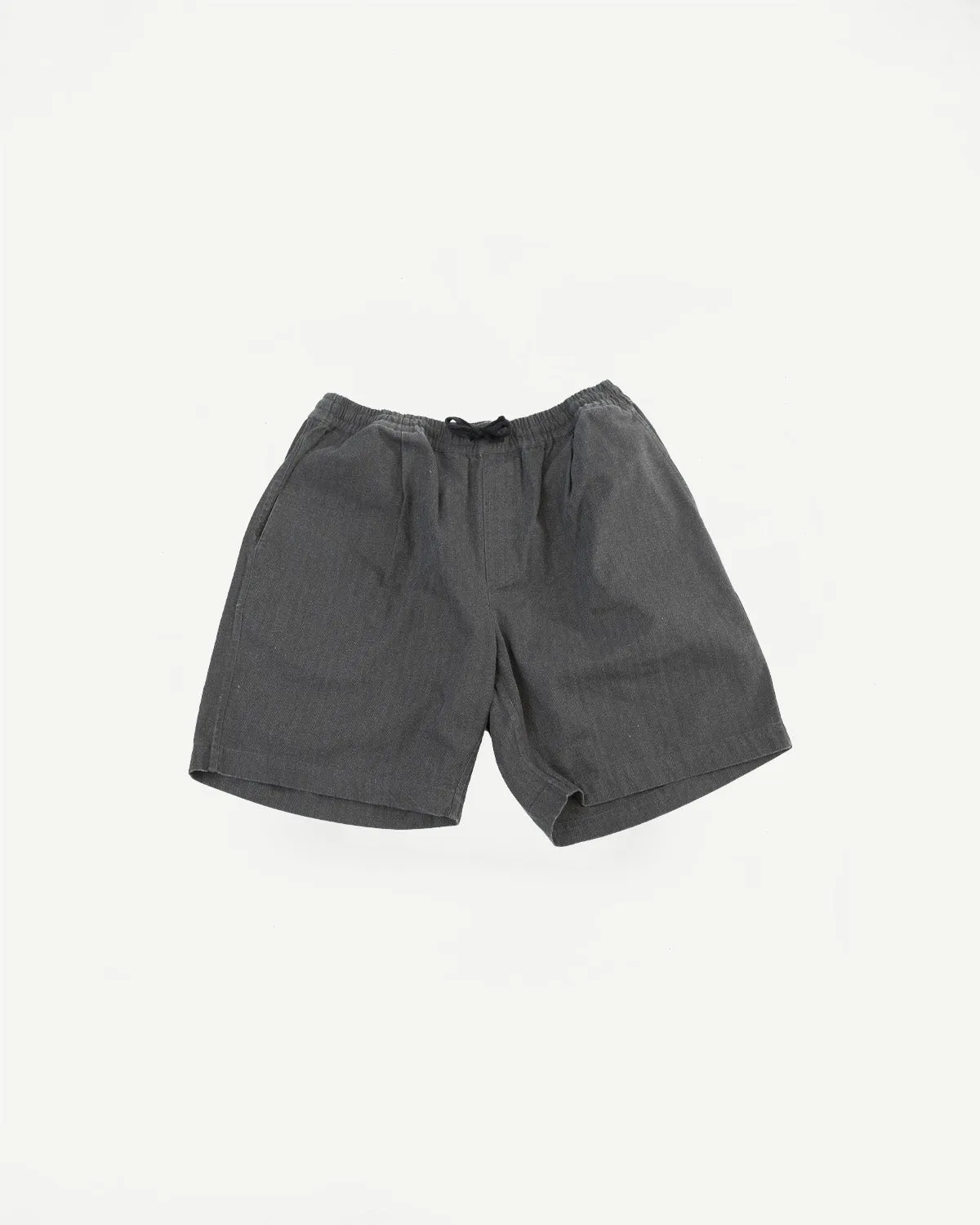 Drawstring Shorts HBT - Charcoal sold by Dant
