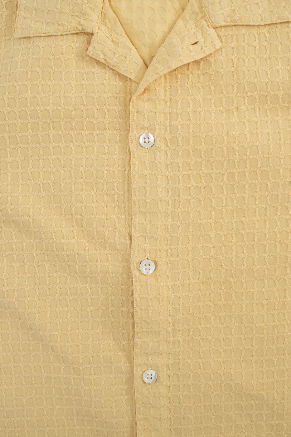 Short Sleeve Resort Shirt Geo Weave - Sunflower sold by Dant product image thumbnail 3
