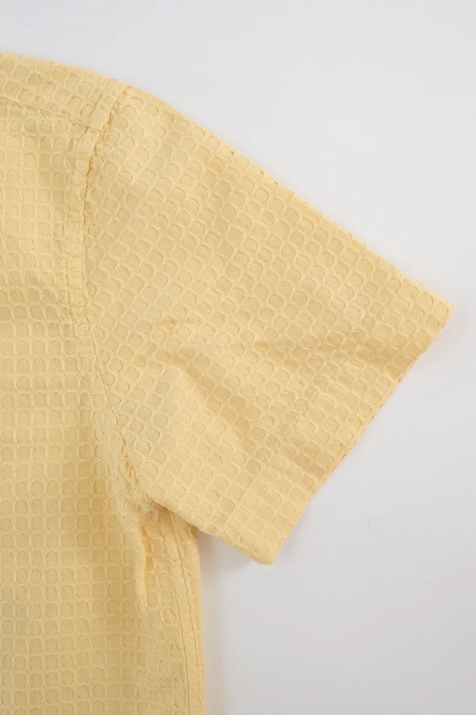 Short Sleeve Resort Shirt Geo Weave - Sunflower sold by Dant product image thumbnail 4