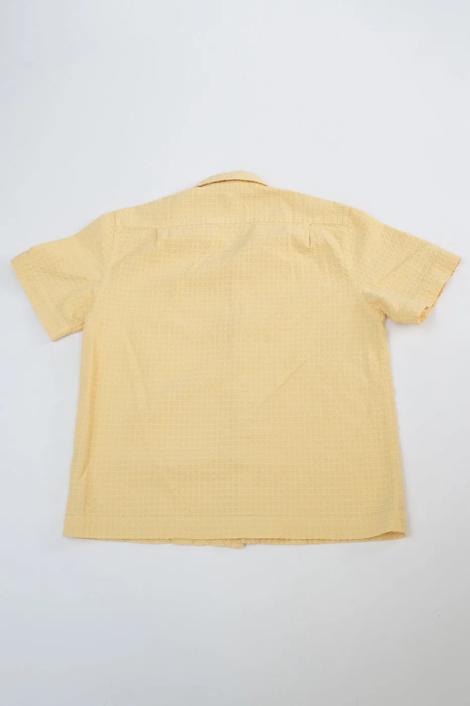 Short Sleeve Resort Shirt Geo Weave - Sunflower sold by Dant product image thumbnail 5