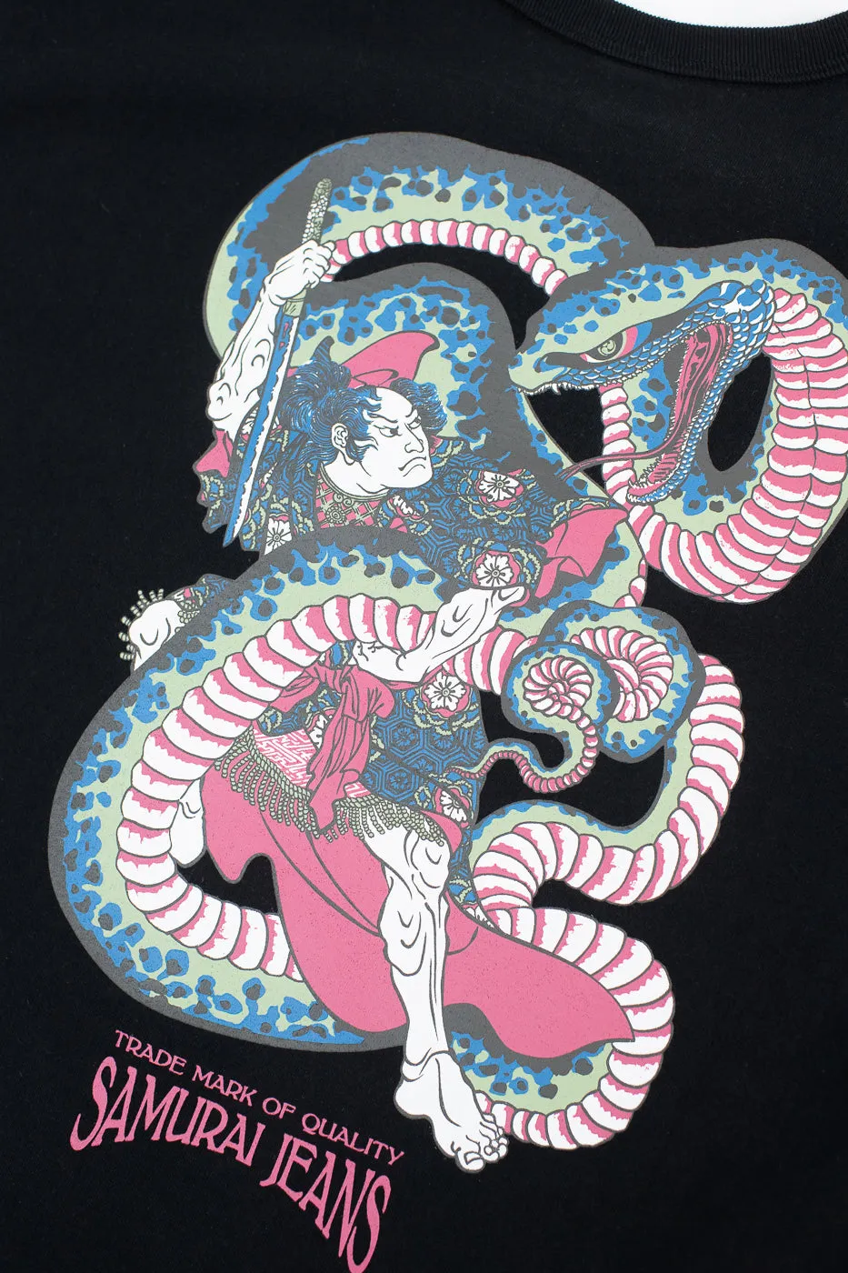 SJST25-102L - "Snake Slayer" Heavyweight T-Shirt - Black sold by Dant product image thumbnail 2