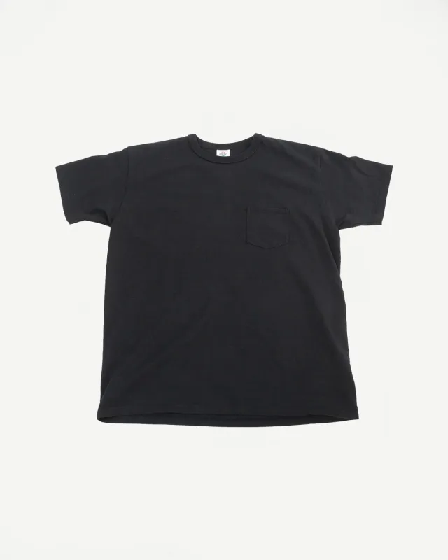 SJST25-102L - "Snake Slayer" Heavyweight T-Shirt  - Black made by Samurai Jeans