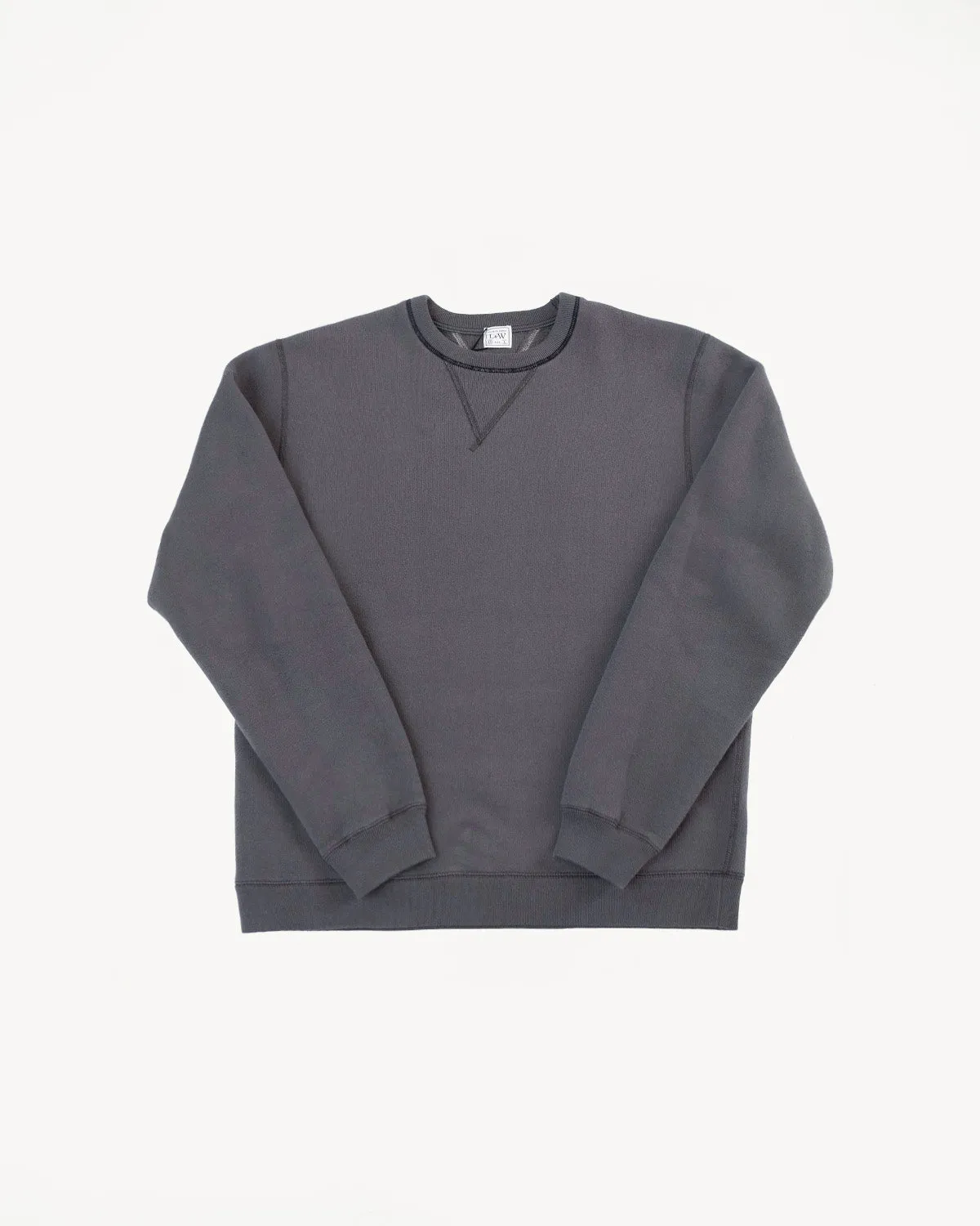 LCS1003 - Sinker Super Fluffy Knit Double-V Sweatshirt - Classic Black sold by Dant