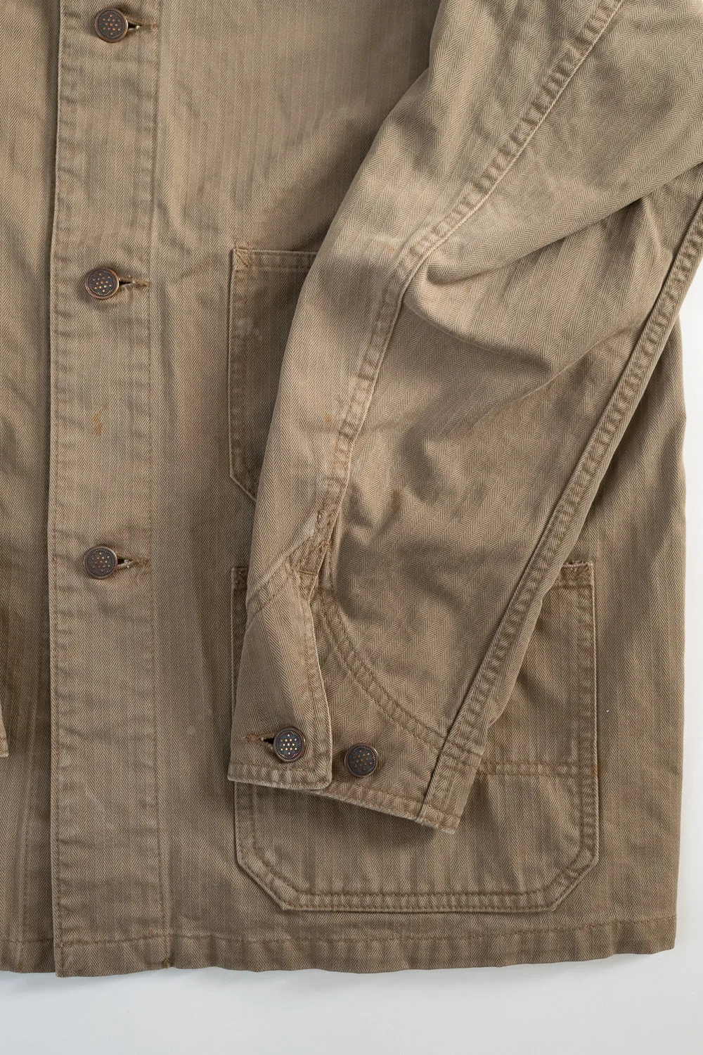 2015-9 - HBT Military Chore Jacket - Olive Drab sold by Dant product image thumbnail 5