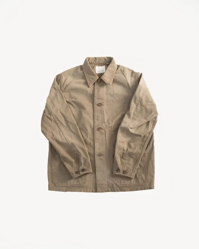 2015-9 - HBT Military Chore Jacket - Olive Drab sold by Dant