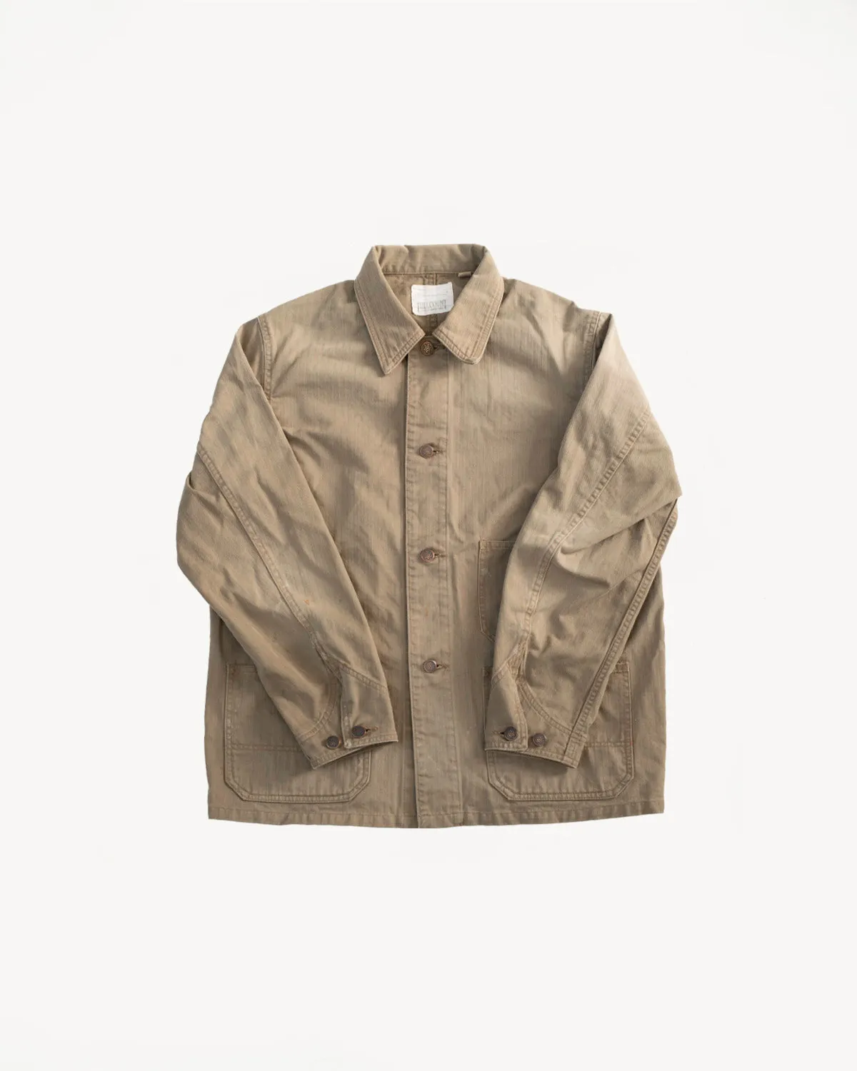 2015-9 - HBT Military Chore Jacket - Olive Drab sold by Dant