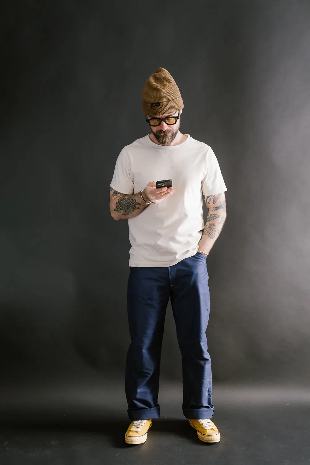 Wool Knit Watch Cap - Dark Tan sold by Dant product image thumbnail 3