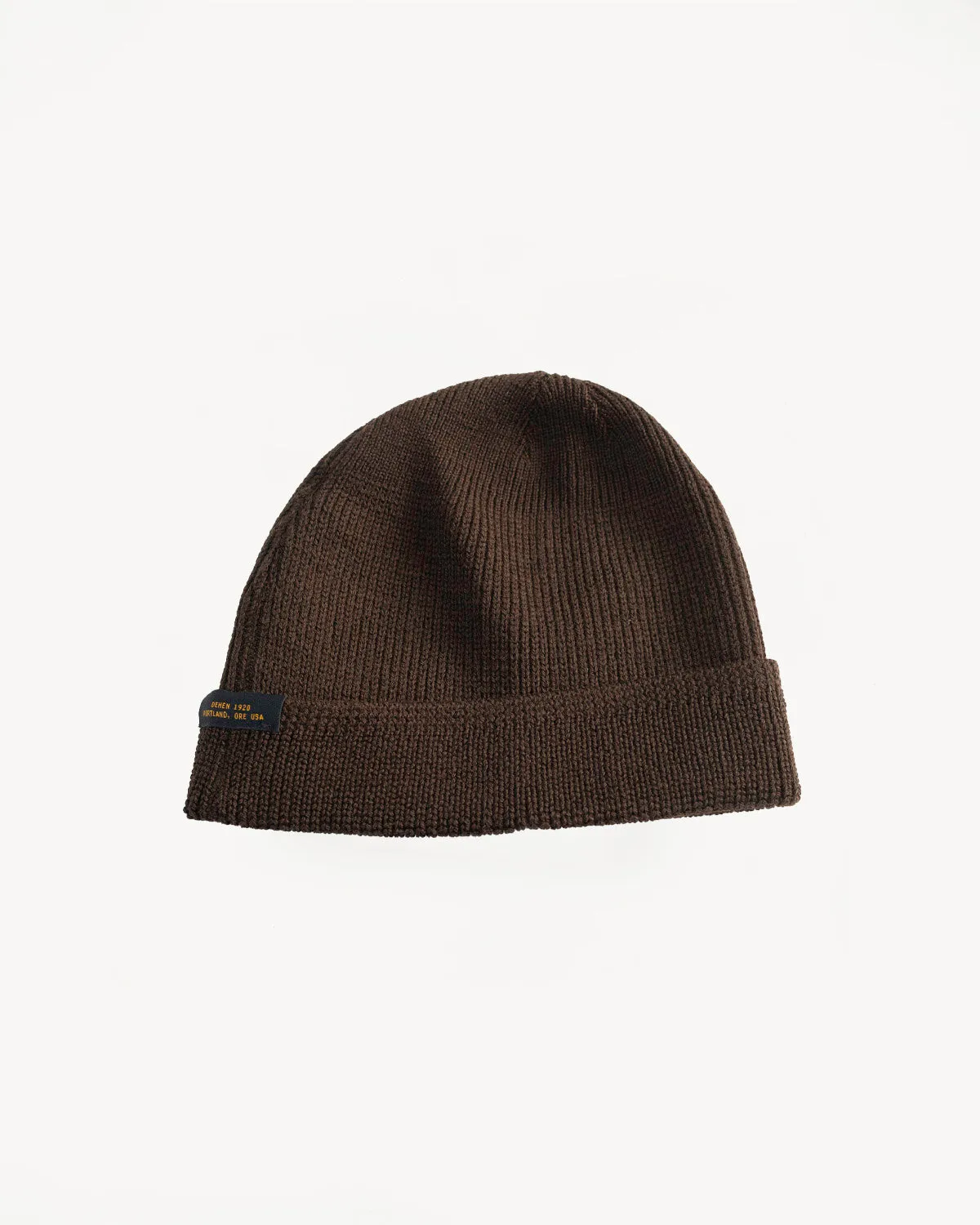 Wool Knit Watch Cap - Brown sold by Dant