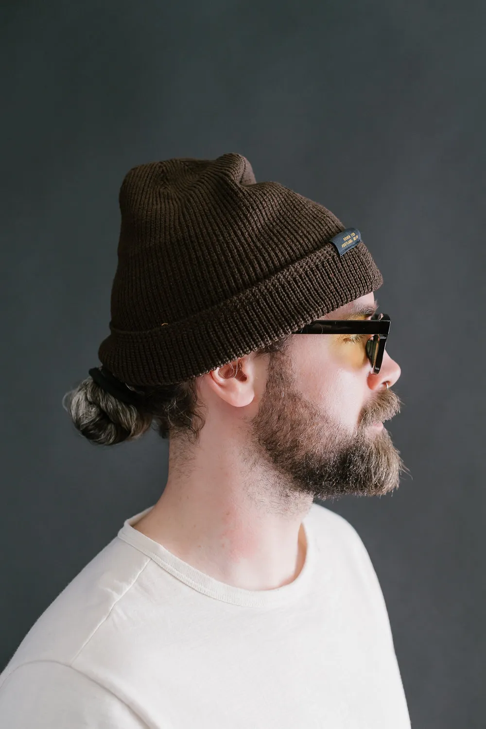 Wool Knit Watch Cap - Brown sold by Dant product image thumbnail 5