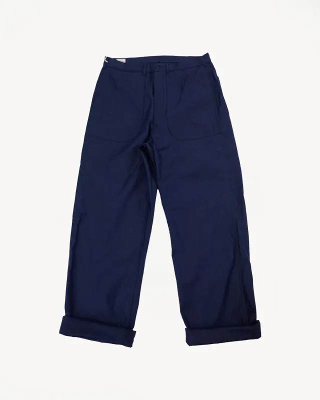 Lot 225 - Back Satin Baker Pants - Navy made by Denime