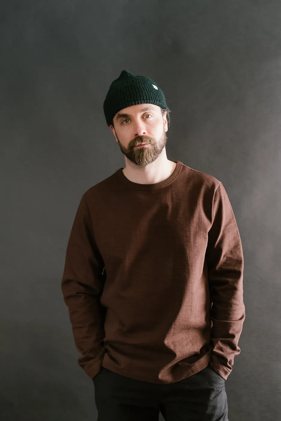 MWBN06.614 - Waffle Structure Sturdy Beanie Merino Wool - Dark Teal sold by Dant product image thumbnail 3