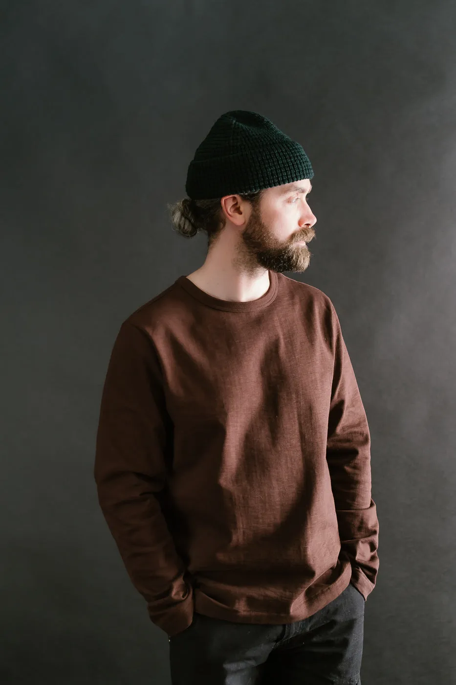 MWBN06.614 - Waffle Structure Sturdy Beanie Merino Wool - Dark Teal sold by Dant product image thumbnail 4