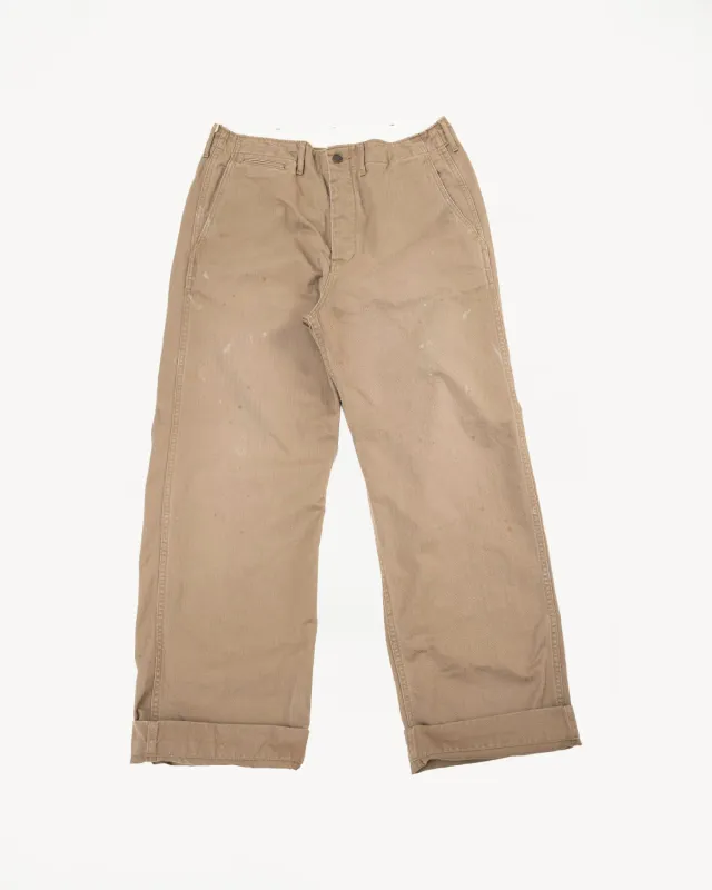 1201-24B - M-42 HBT Trousers - O.D. Hand Vintaged sold by Dant