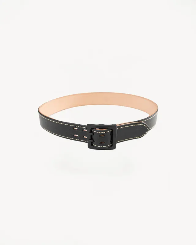 A107HSII - Extra Thick Bridle Leather Belt - Black sold by Dant