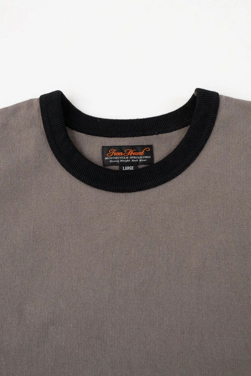 IHTB-12-GRY - 11oz Cotton Knit Long-Sleeved Sweater - Grey Body, Black Stripes sold by Dant product image thumbnail 2