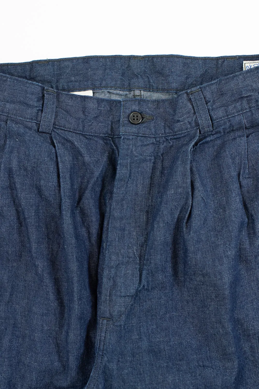 03-5021-81 - Two Tuck Denim Wide Trousers - One Wash sold by Dant product image thumbnail 2