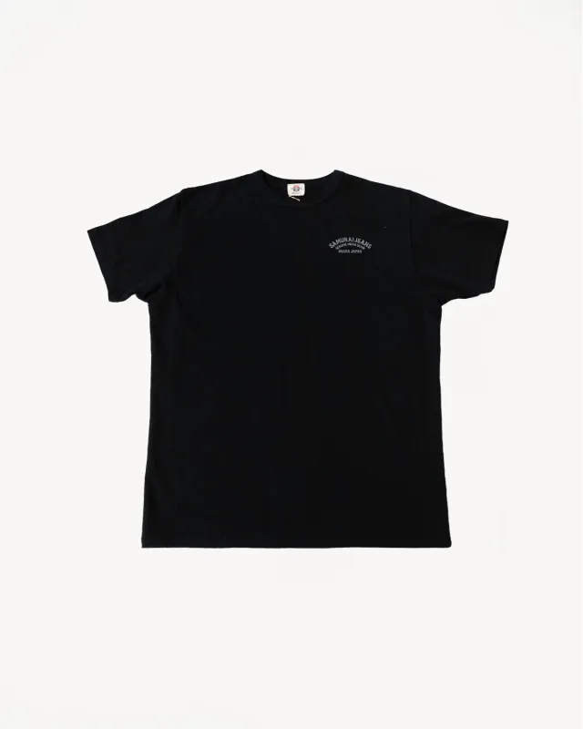 SJST24-105 - "Aged Cotton" Inlay Printed Tee  - Black sold by Dant